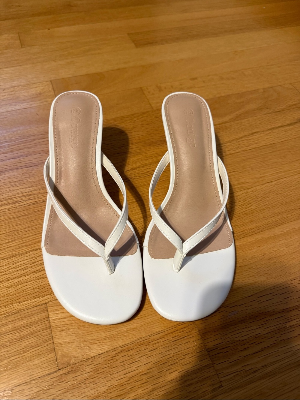 flip flop kitten heel
